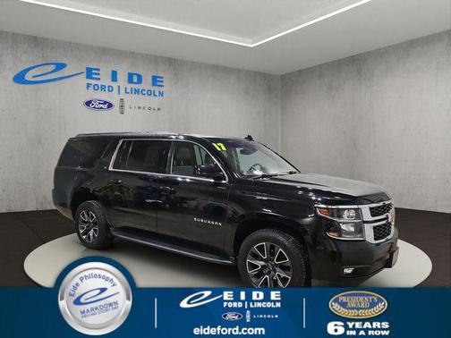 Black 2017 Chevrolet Suburban LT