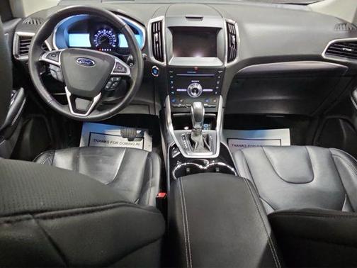 White Gold Metallic 2017 Ford Edge Titanium