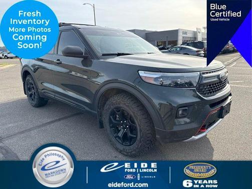 Forged Green Metallic 2021 Ford Explorer Timberline
