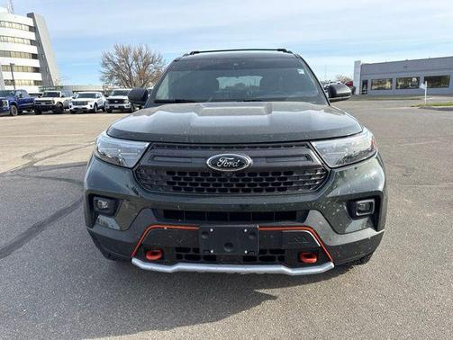 Forged Green Metallic 2021 Ford Explorer Timberline