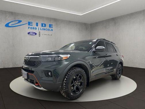 Forged Green Metallic 2021 Ford Explorer Timberline