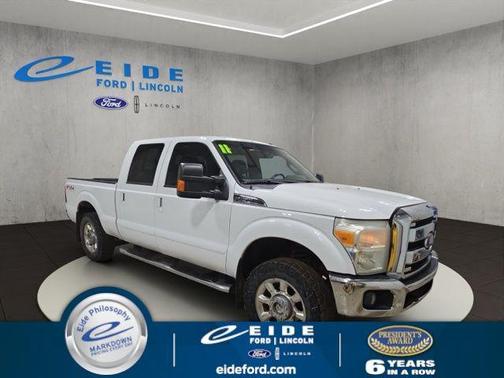Oxford White 2011 Ford F-250 Lariat