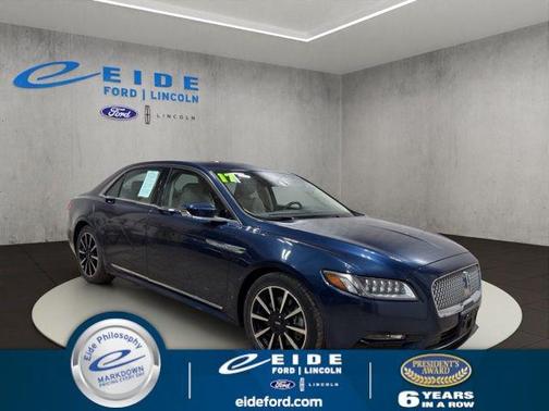 Midnight Sapphire Blue Metallic 2017 Lincoln Continental Reserve