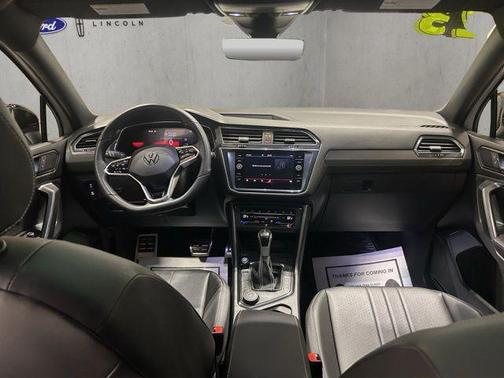 Opal White Pearl 2023 Volkswagen Tiguan 2.0T SE R-Line Black 4MOTION