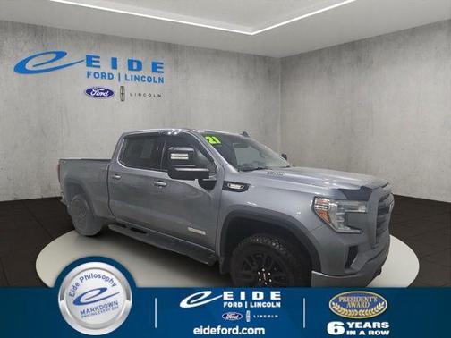 Satin Steel Metallic 2021 GMC Sierra 1500 Elevation