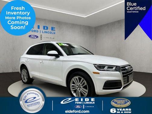White 2020 Audi Q5 45 Premium Plus