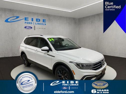 Pure White 2024 Volkswagen Tiguan 2.0T SE 4MOTION