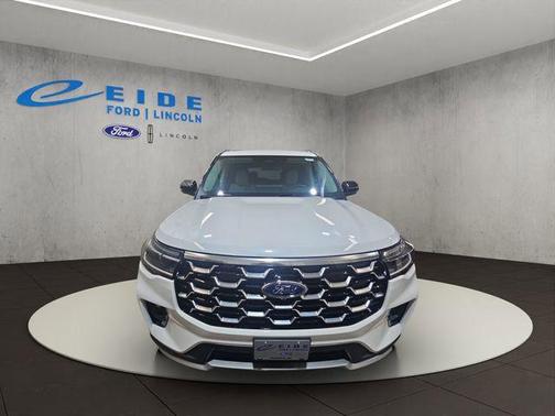 White 2026 Ford Explorer Platinum
