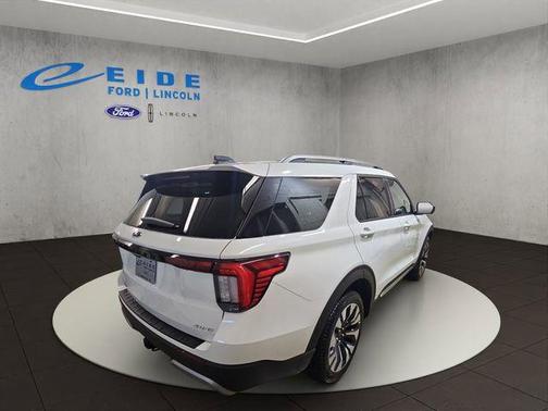 White 2026 Ford Explorer Platinum