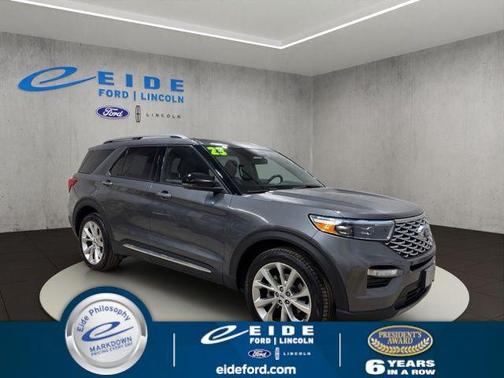 Carbonized Gray Metallic 2023 Ford Explorer Platinum