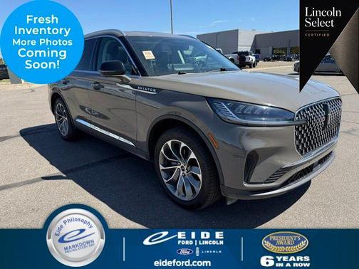 Harbor Gray Clearcoat 2025 Lincoln Aviator Reserve AWD