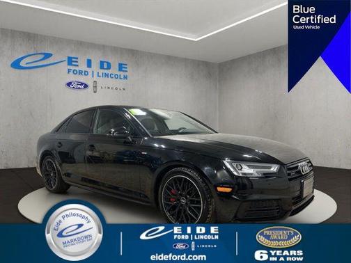 Brilliant Black 2018 Audi A4 2.0T Premium Plus