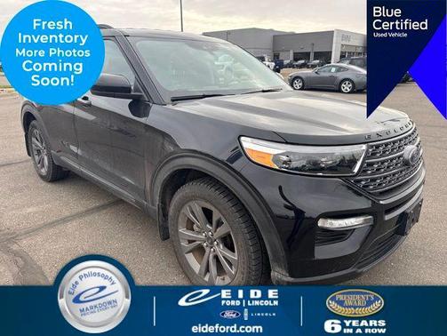 Agate Black Metallic 2022 Ford Explorer XLT