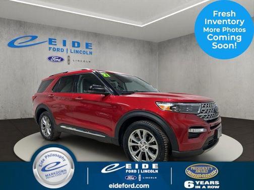 Rapid Red Metallic Tinted Clearcoat 2021 Ford Explorer Limited