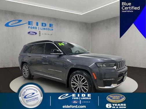 Baltic Gray Metallic Clearcoat 2024 Jeep Grand Cherokee L Summit Reserve