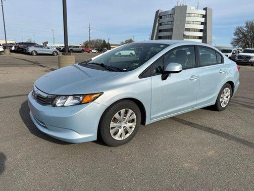 Green Opal Metallic 2012 Honda Civic LX