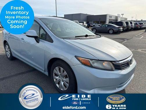Green Opal Metallic 2012 Honda Civic LX