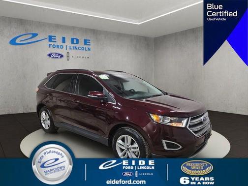 Burgundy Velvet Metallic Tinted Clearcoat 2018 Ford Edge SEL