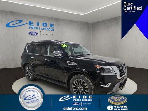 Super Black 2024 Nissan Armada Platinum 4WD