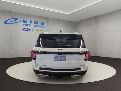 White 2026 Ford Explorer Platinum