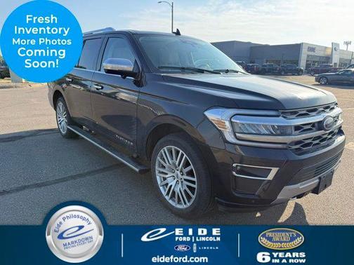 Agate Black Metallic 2023 Ford Expedition Max Platinum