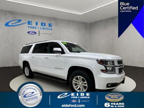 Summit White 2019 Chevrolet Suburban LT