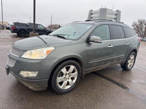Steel Green Metallic 2011 Chevrolet Traverse LTZ