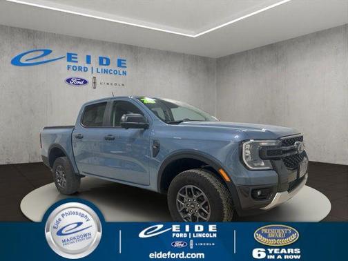 Azure Gray Metallic Tri-Coat 2025 Ford Ranger XLT