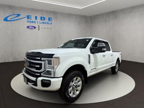 Star White Metallic Tri-Coat 2020 Ford F-250 Platinum