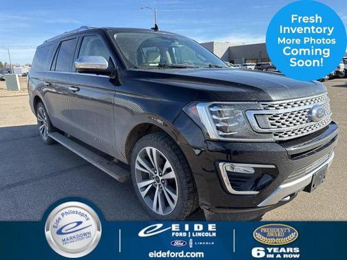Agate Black 2020 Ford Expedition Max Platinum