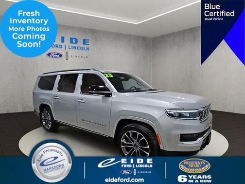 Diamond Black Crystal Pearlcoat 2023 Jeep Grand Wagoneer L Series III 4x4