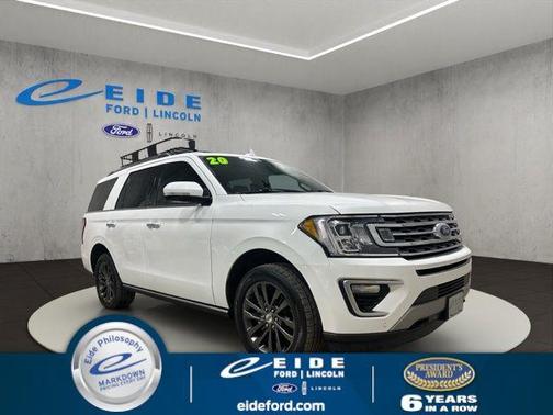 Star White Metallic Tri-Coat 2020 Ford Expedition Limited