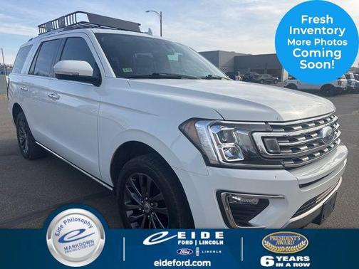 Star White Metallic Tri-Coat 2020 Ford Expedition Limited