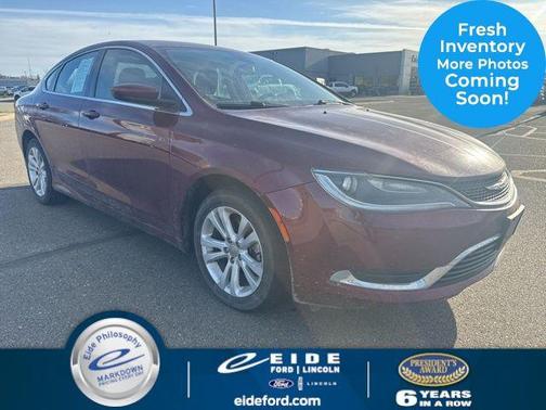 Velvet Red Pearlcoat 2015 Chrysler 200 Limited