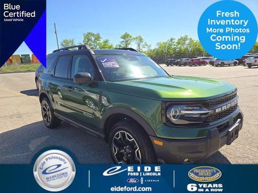 Eruption Green Metallic 2025 Ford Bronco Sport Outer Banks