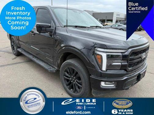 Agate Black Metallic 2024 Ford F-150 Lariat