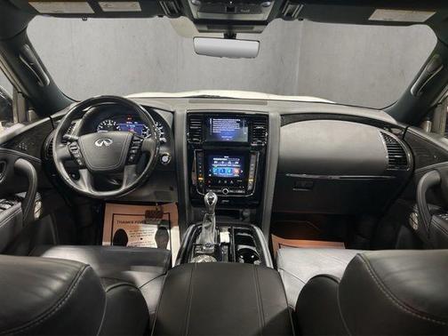 Moonstone White 2021 INFINITI QX80 SENSORY AWD