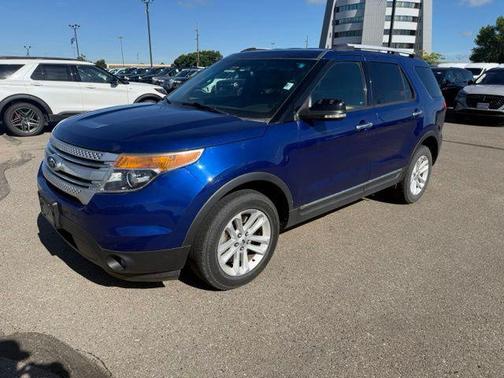 Deep Impact Blue Metallic 2015 Ford Explorer XLT