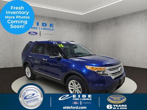 Deep Impact Blue Metallic 2015 Ford Explorer XLT