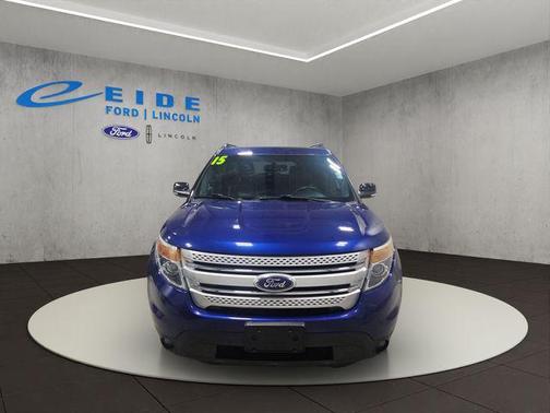 Deep Impact Blue Metallic 2015 Ford Explorer XLT