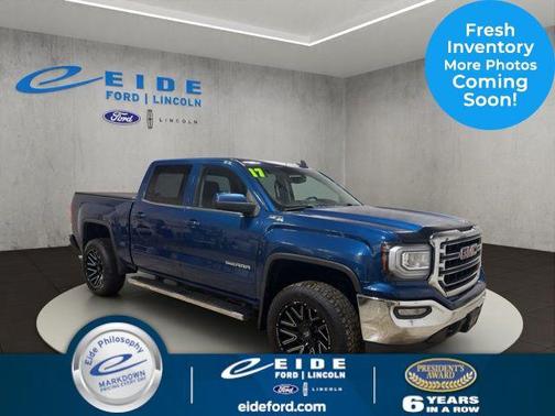 Stone Blue Metallic 2017 GMC Sierra 1500 SLE