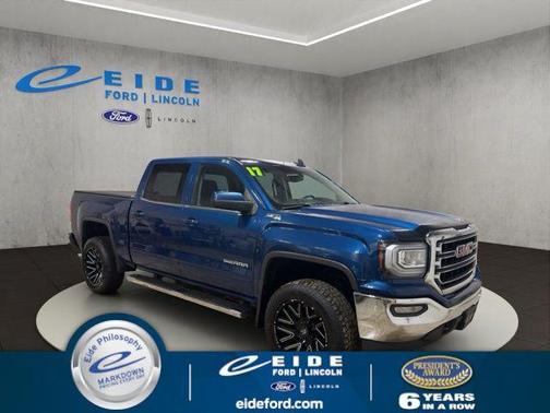 Stone Blue Metallic 2017 GMC Sierra 1500 SLE