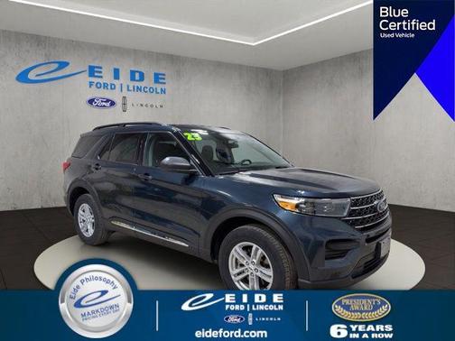 Stone Blue Metallic 2023 Ford Explorer XLT