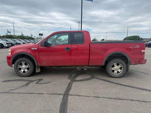 Red 2005 Ford F-150 XL