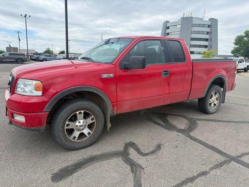 Red 2005 Ford F-150 XL
