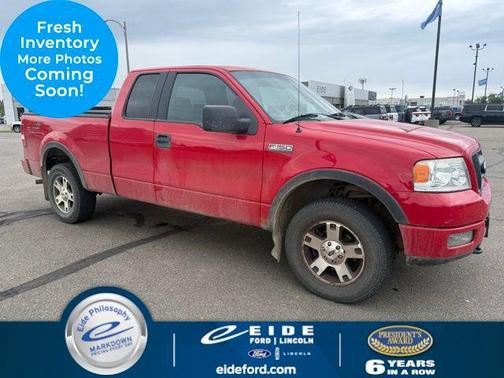 Red 2005 Ford F-150 XL
