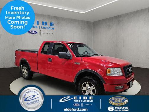 Red 2005 Ford F-150 XL