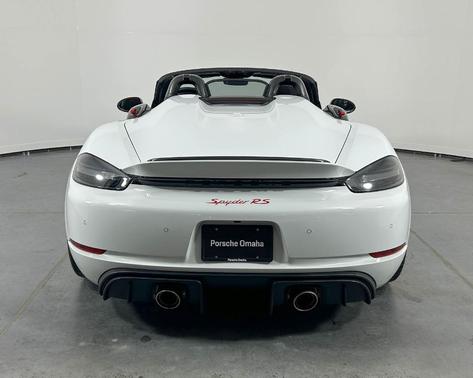 White 2024 Porsche 718 Spyder RS