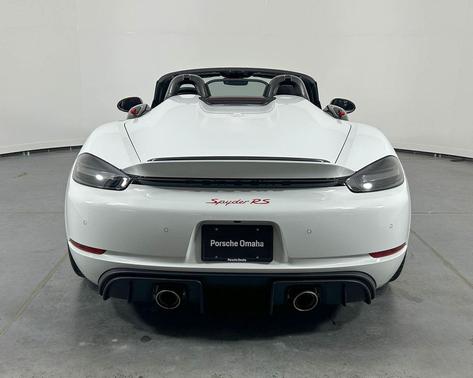White 2024 Porsche 718 Spyder RS