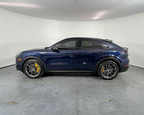 Blue Metallic 2024 Porsche Cayenne Turbo GT